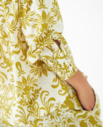 Camisa manga larga estampada para mujer - Verde