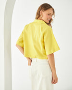 Camisa manga corta para mujer - Verde