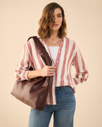 Camisa manga larga para mujer - Rojo