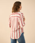 Camisa manga larga para mujer - Rojo
