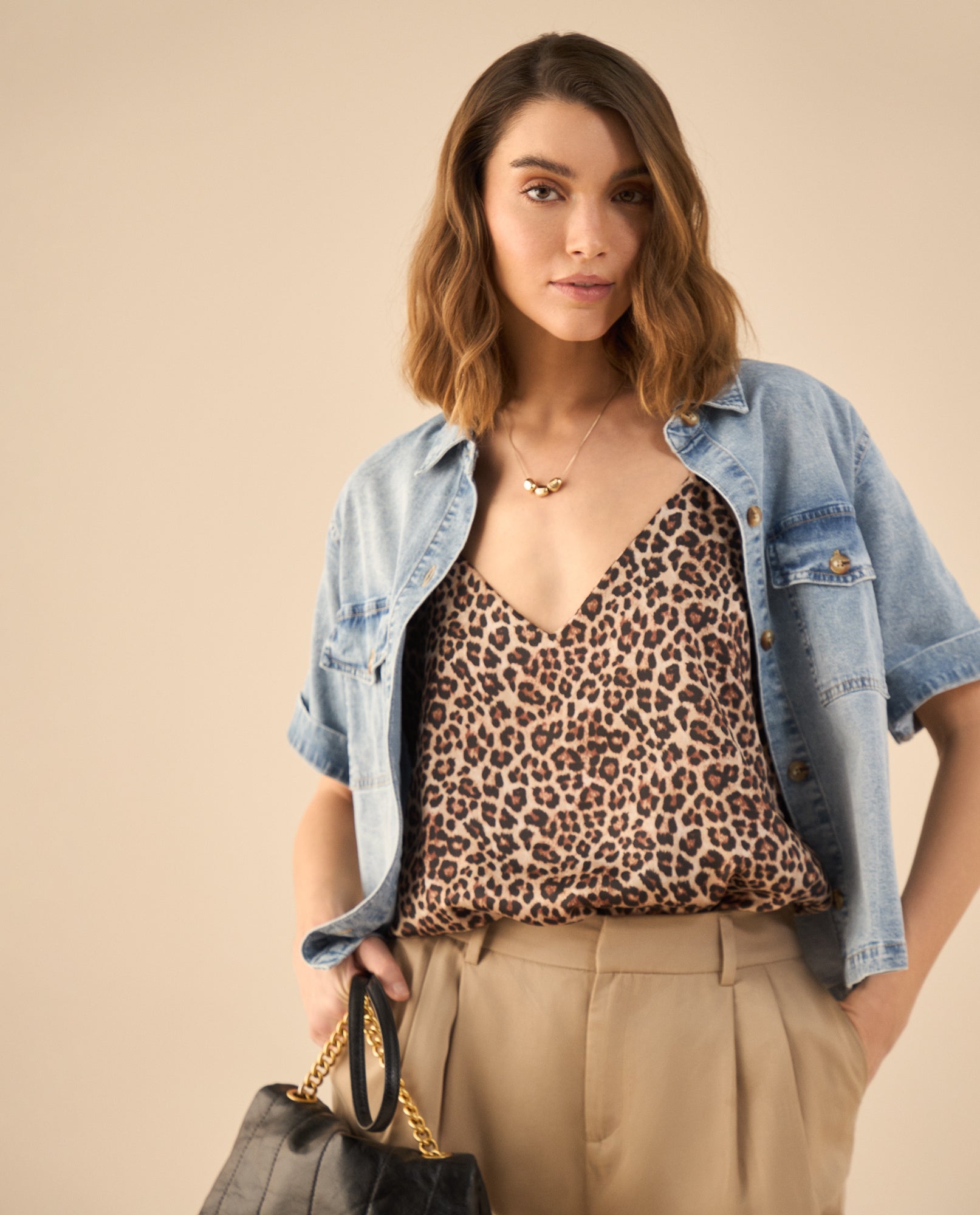 Camisa en denim para mujer - Azul 34_612G031_AZU134110_0