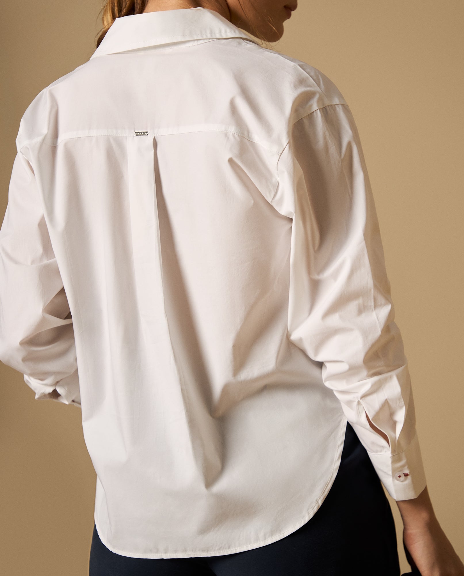 Camisa camisera manga larga con detalle de cadenas en bolsillo - Crudo 34_612H028_CRU114201_4