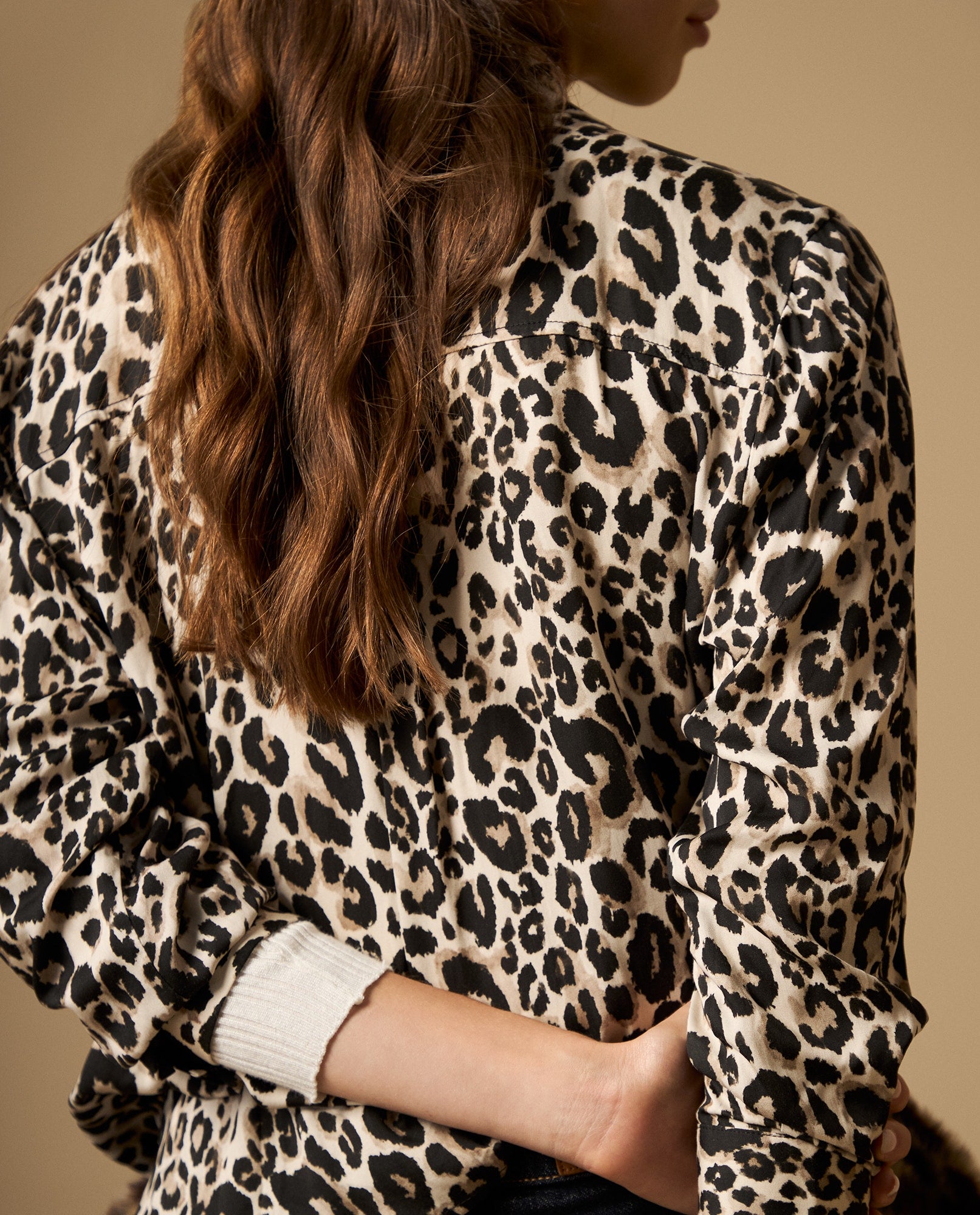 Camisa manga larga cuello camisero en viscosa - Crudo 34_612H029_CRU114201_4