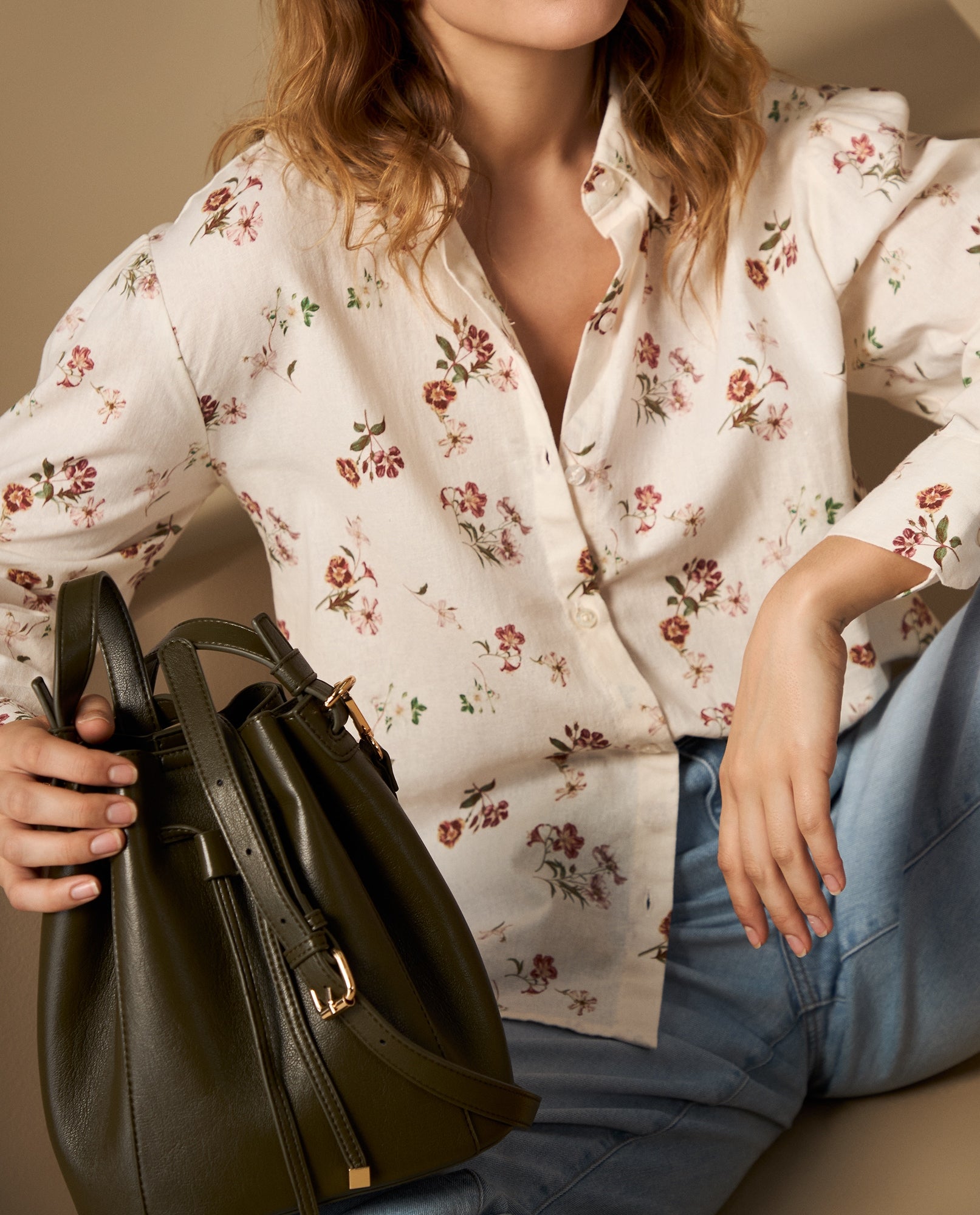 Camisa camisera estampada de manga larga - Crudo 34_612H067_CRU114201_6