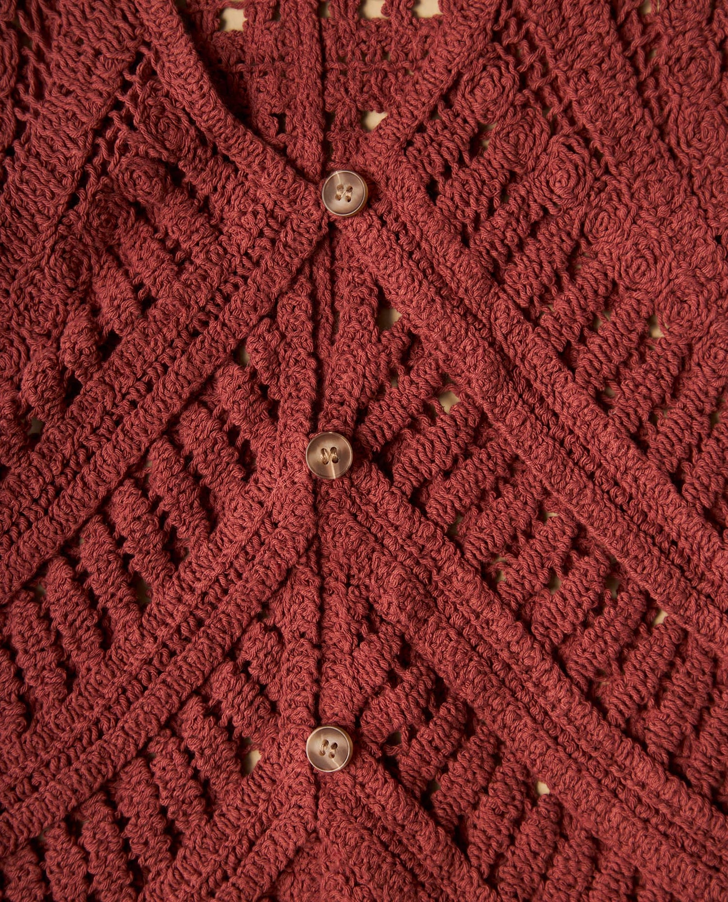 Camisa manga larga de tejido ligero - Rojo