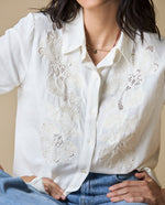 Camisa manga larga camisera - Crudo