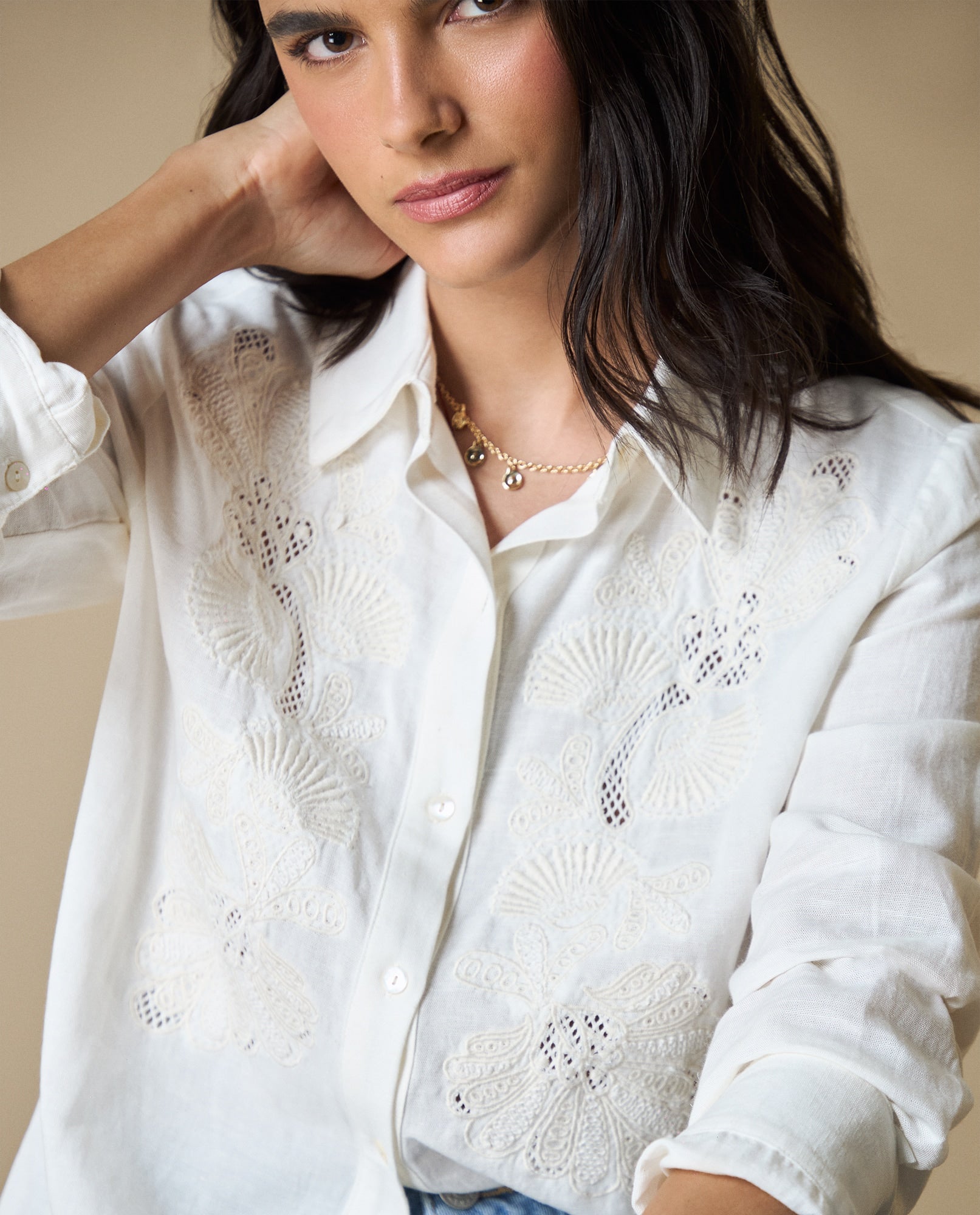 Camisa manga larga camisera - Crudo 34_613H203_CRU110110_4