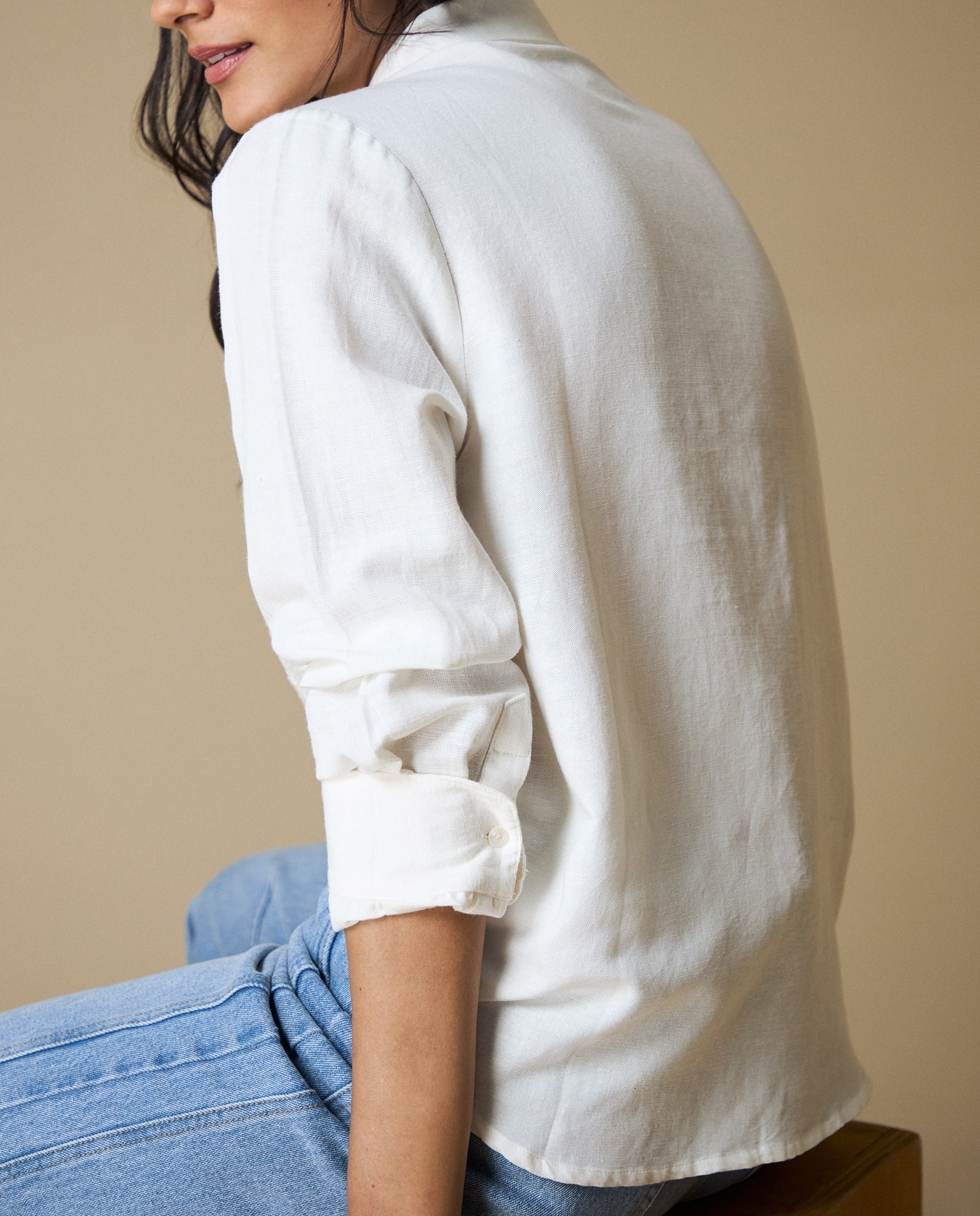 Camisa manga larga camisera - Crudo 34_613H203_CRU110110_5