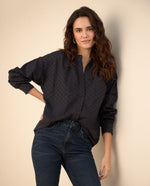 Camisa manga larga para mujer - Negro