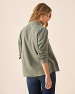 Camisa manga larga para mujer - Verde