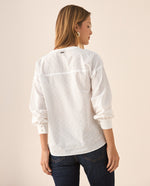 Camisa de manga 3/4 para mujer - Crudo