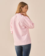 Camisa de cuello neru con bolero para mujer - Naranja