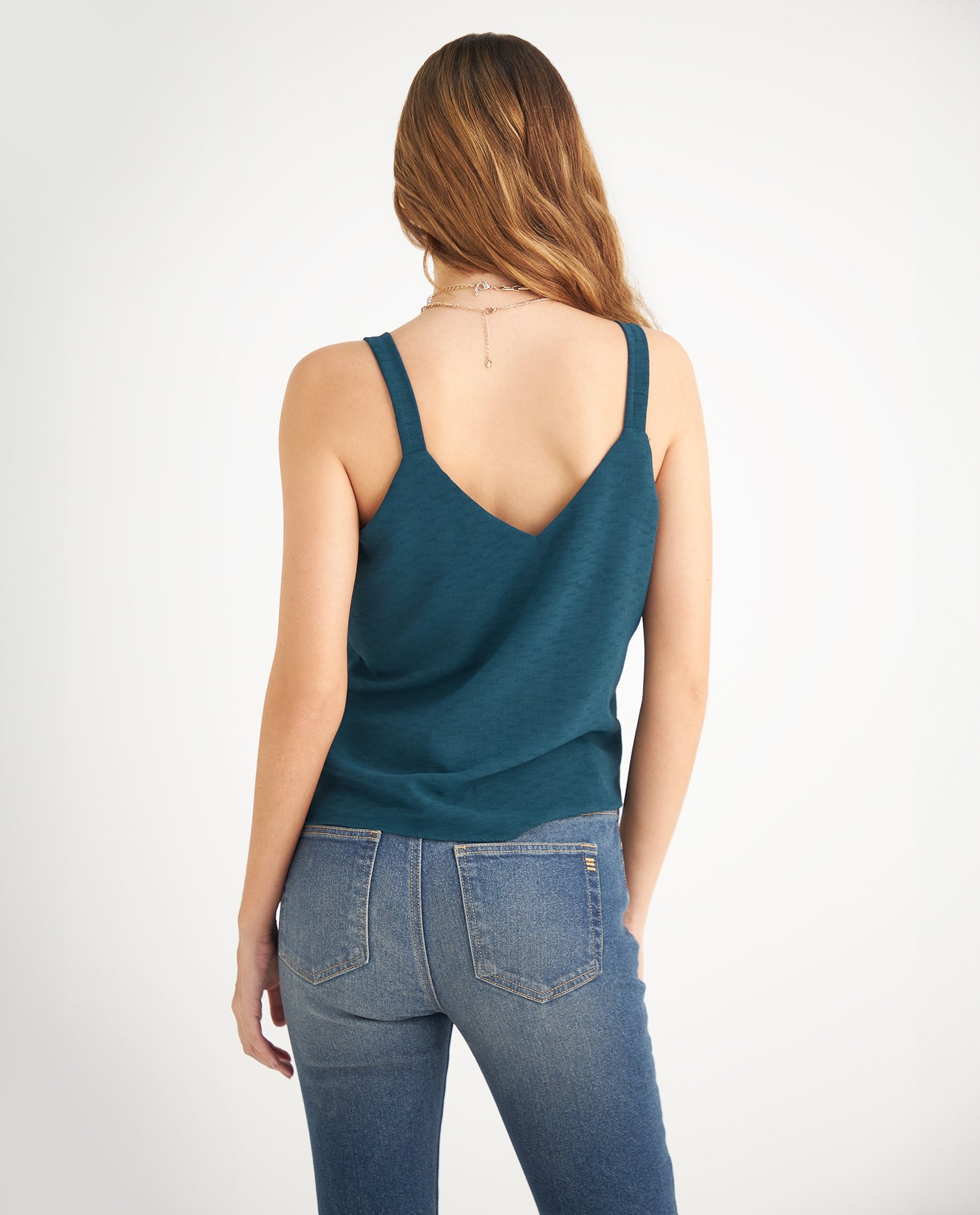 Camisa manga sisa para mujer - Verde