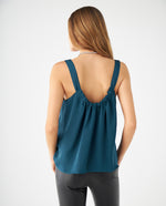 Camisa escote recto para mujer - Verde