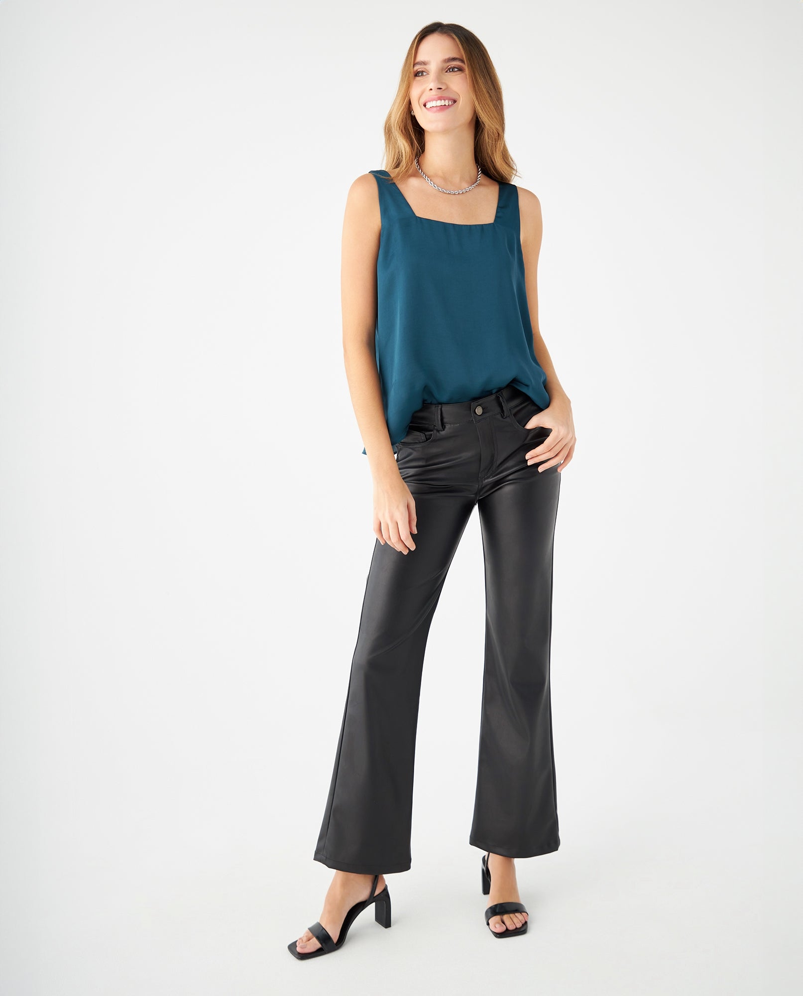 Camisa escote recto para mujer - Verde 34_619F059_VER194524_5