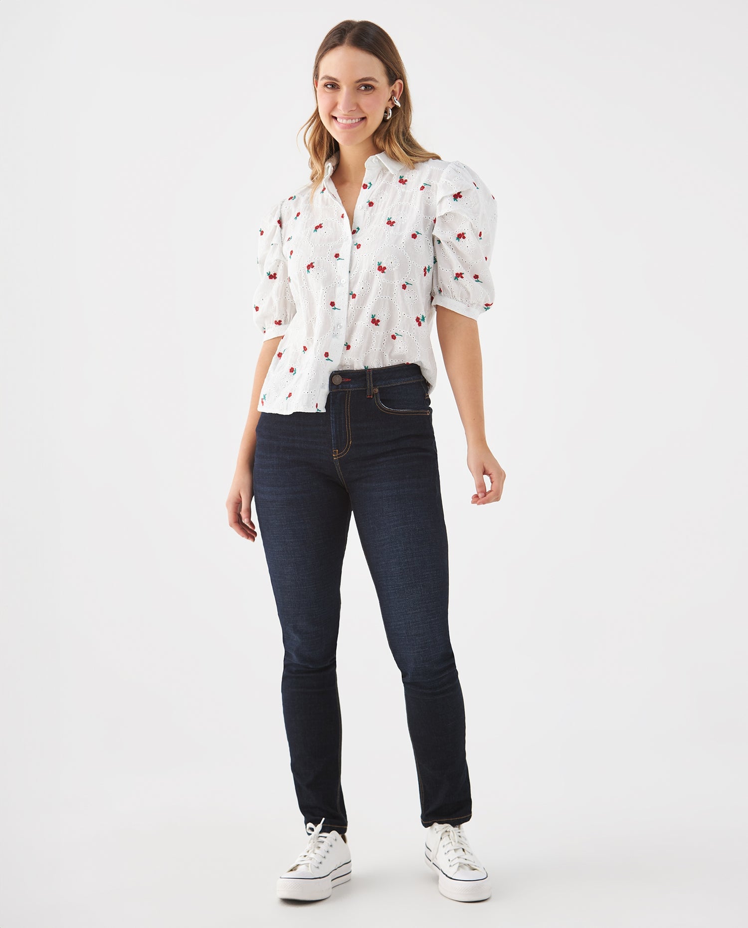 Camisa manga corta para mujer - Crudo