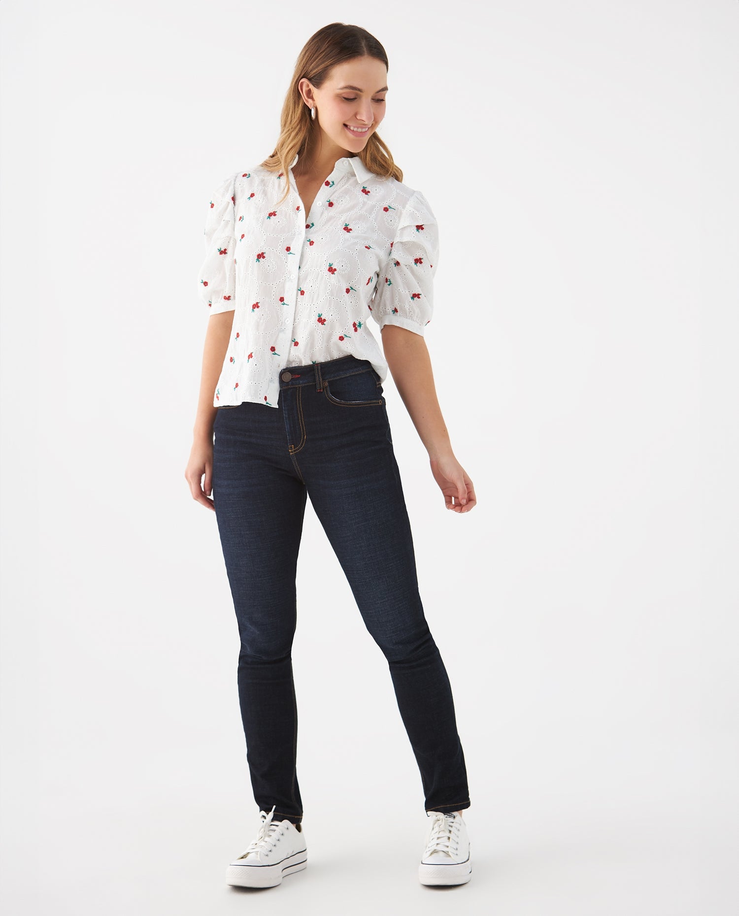 Camisa manga corta para mujer - Crudo