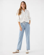 Camisa de diseño clásico para mujer - Crudo