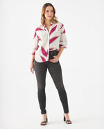Camisa con estampado natural para mujer - Crudo