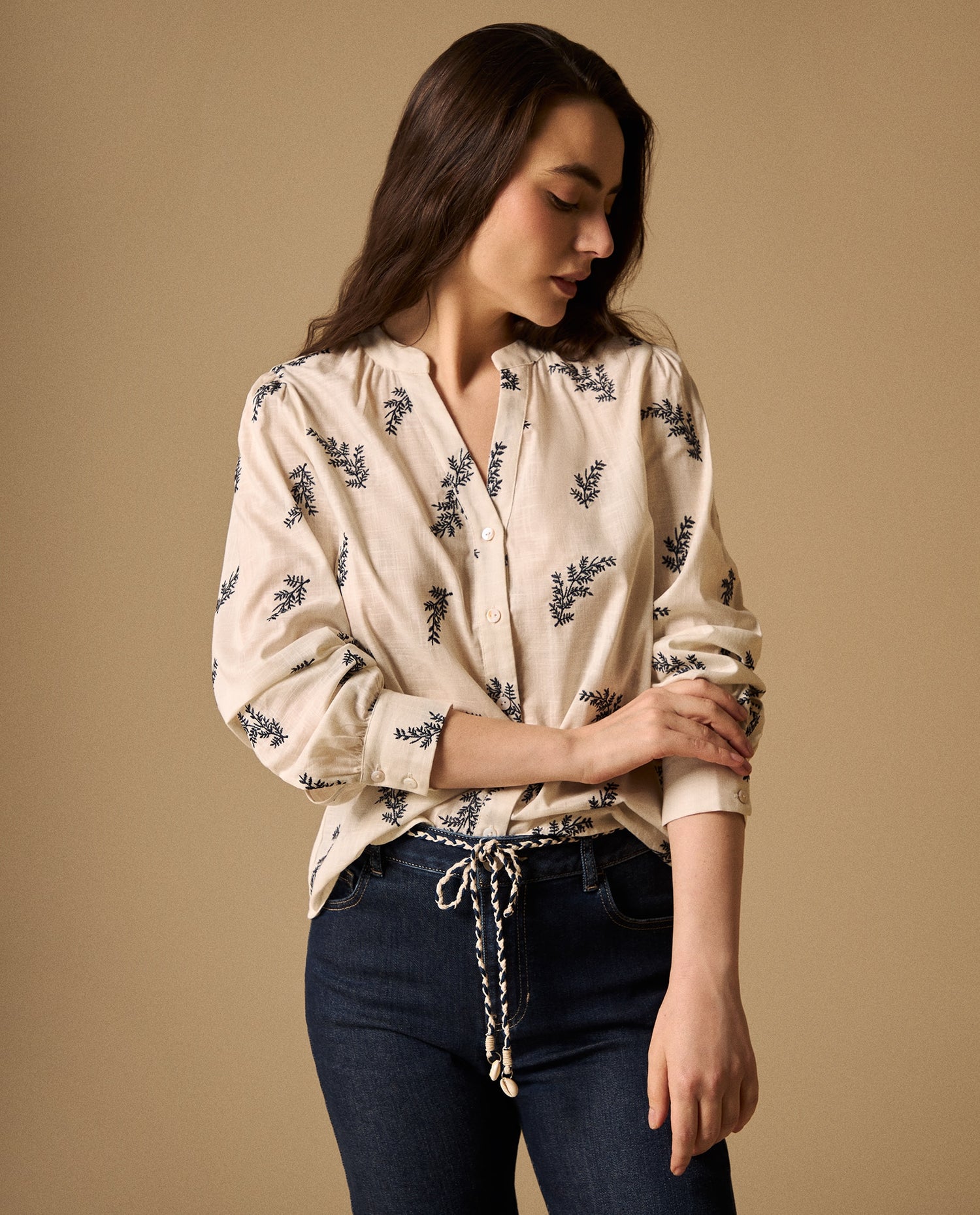 Camisa con Estampado - Azul