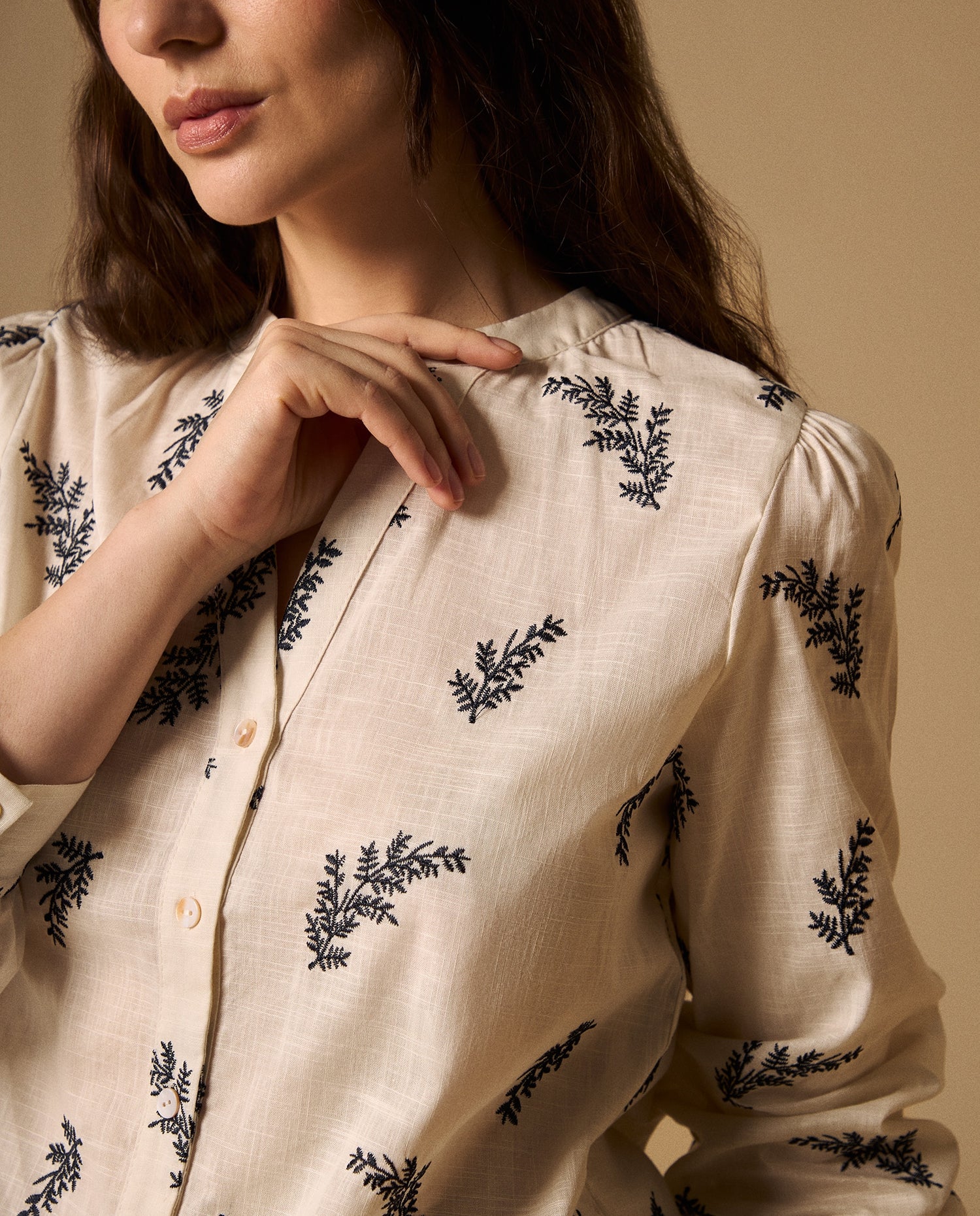 Camisa con Estampado - Azul