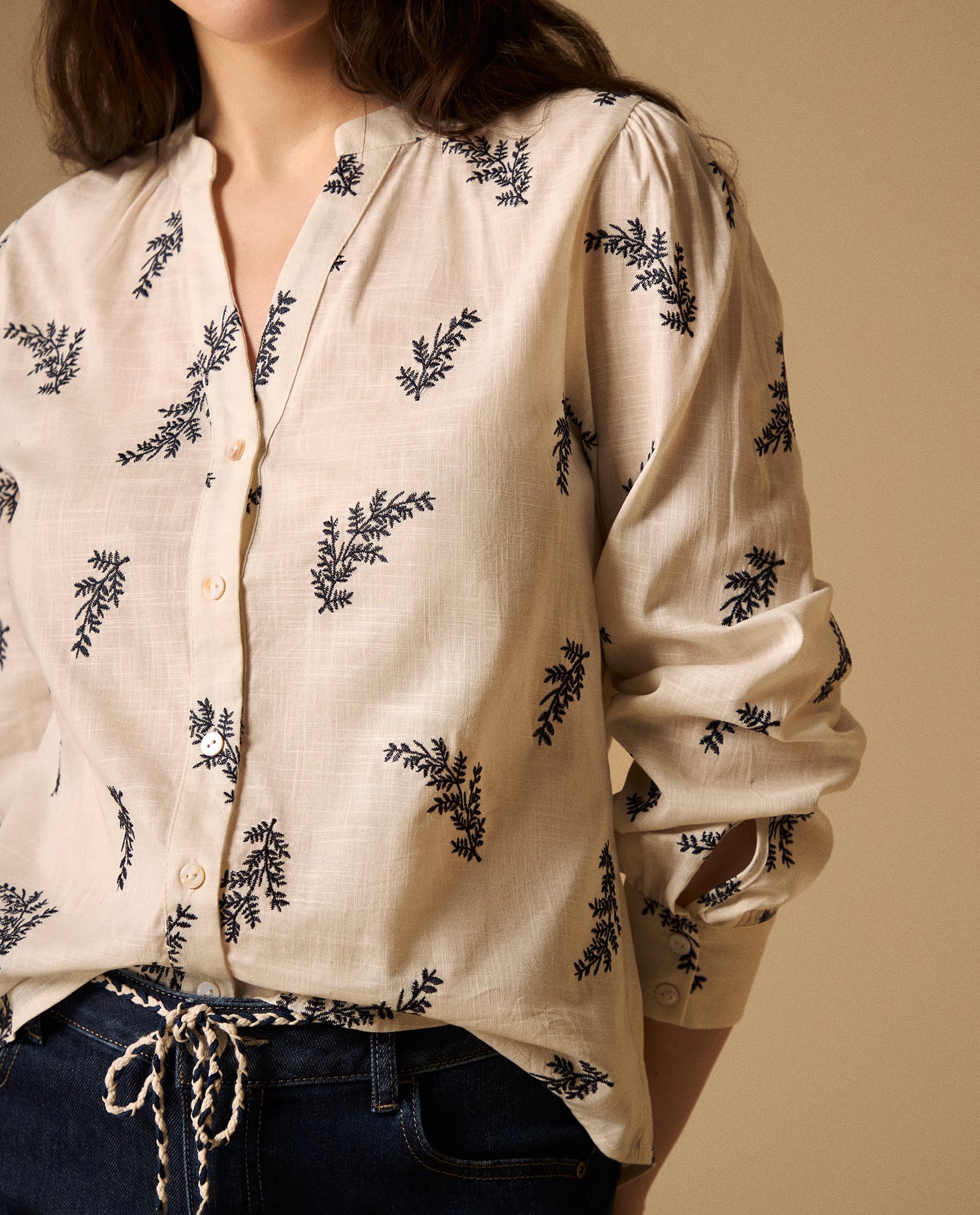 Camisa con Estampado - Azul