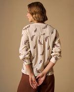Camisa con Estampado - Café