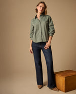 Camisa M/Larga Cuello Redondo - Verde