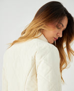 Chaqueta abullonada para mujer - Crudo