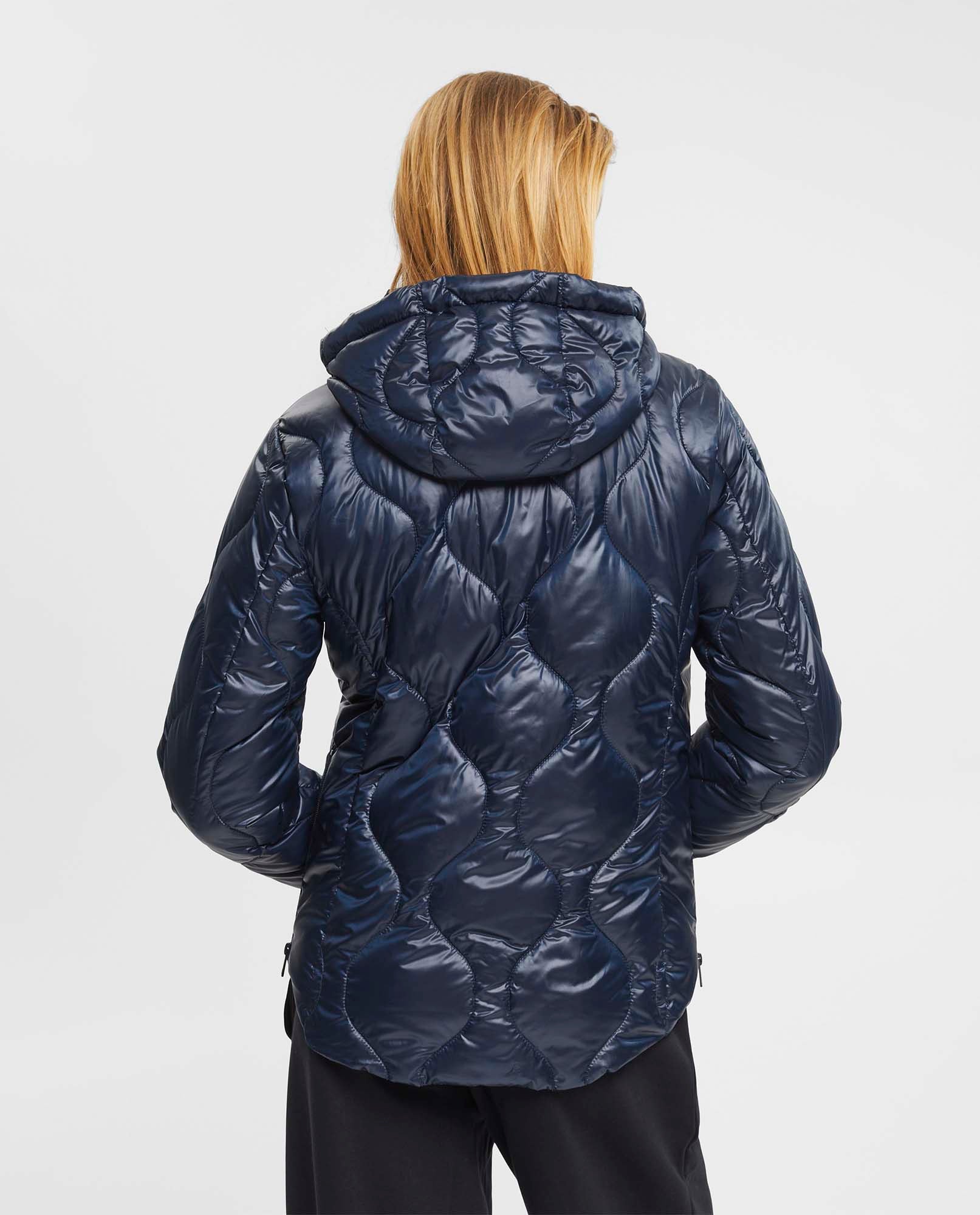 Chaqueta con capucha para mujer - Azul 34_622E707_020000_4