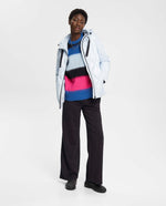 Chaqueta con capucha para mujer - Azul