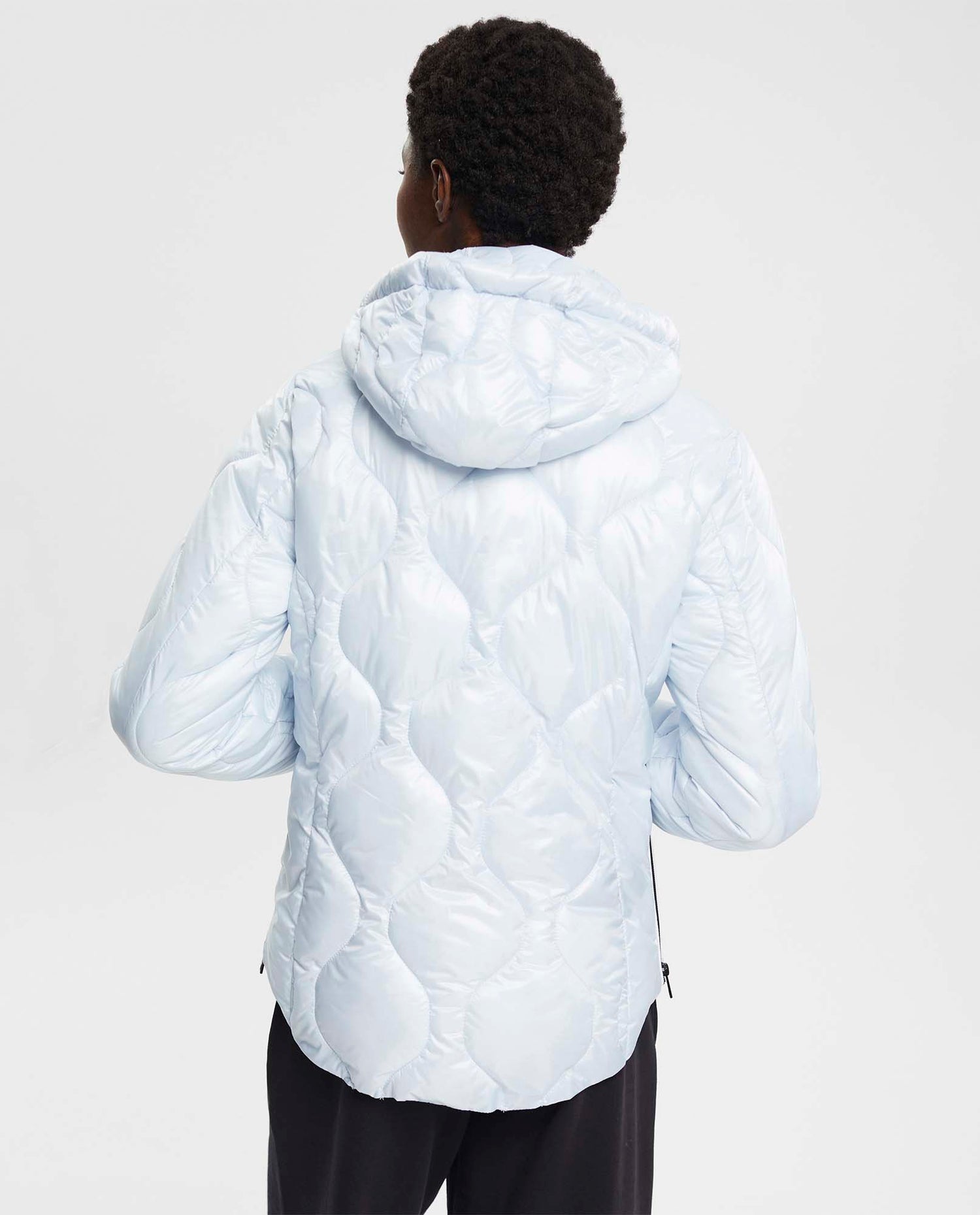 Chaqueta con capucha para mujer - Azul