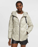 Chaqueta con capucha para mujer - Gris