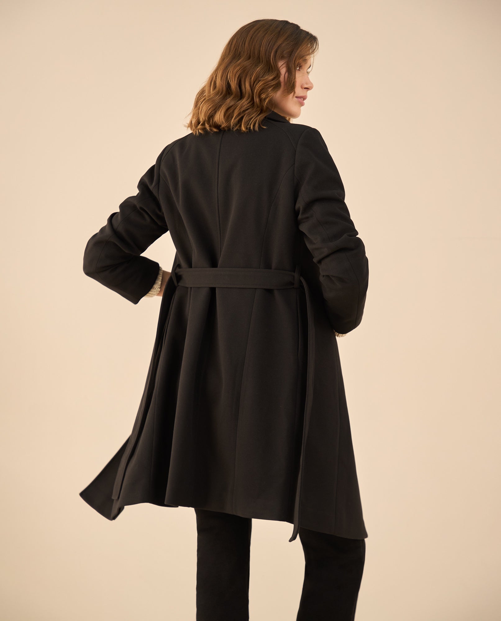 Chaqueta tipo abrigo para mujer - Negro 34_622G221_NEG190303_6