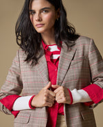 Blazer a cuadros clásico - Beige