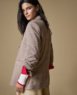 Blazer a cuadros clásico - Beige