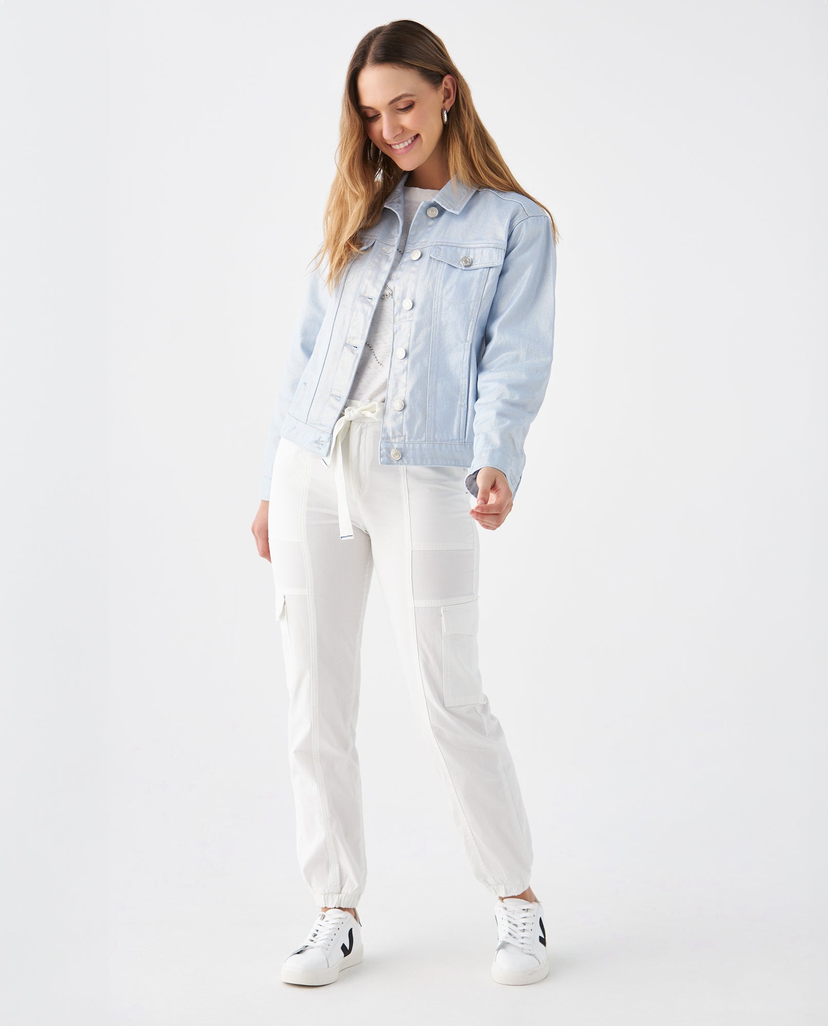 Chaqueta larga en denim para mujer - Azul 34_629F014_AZU114604_5