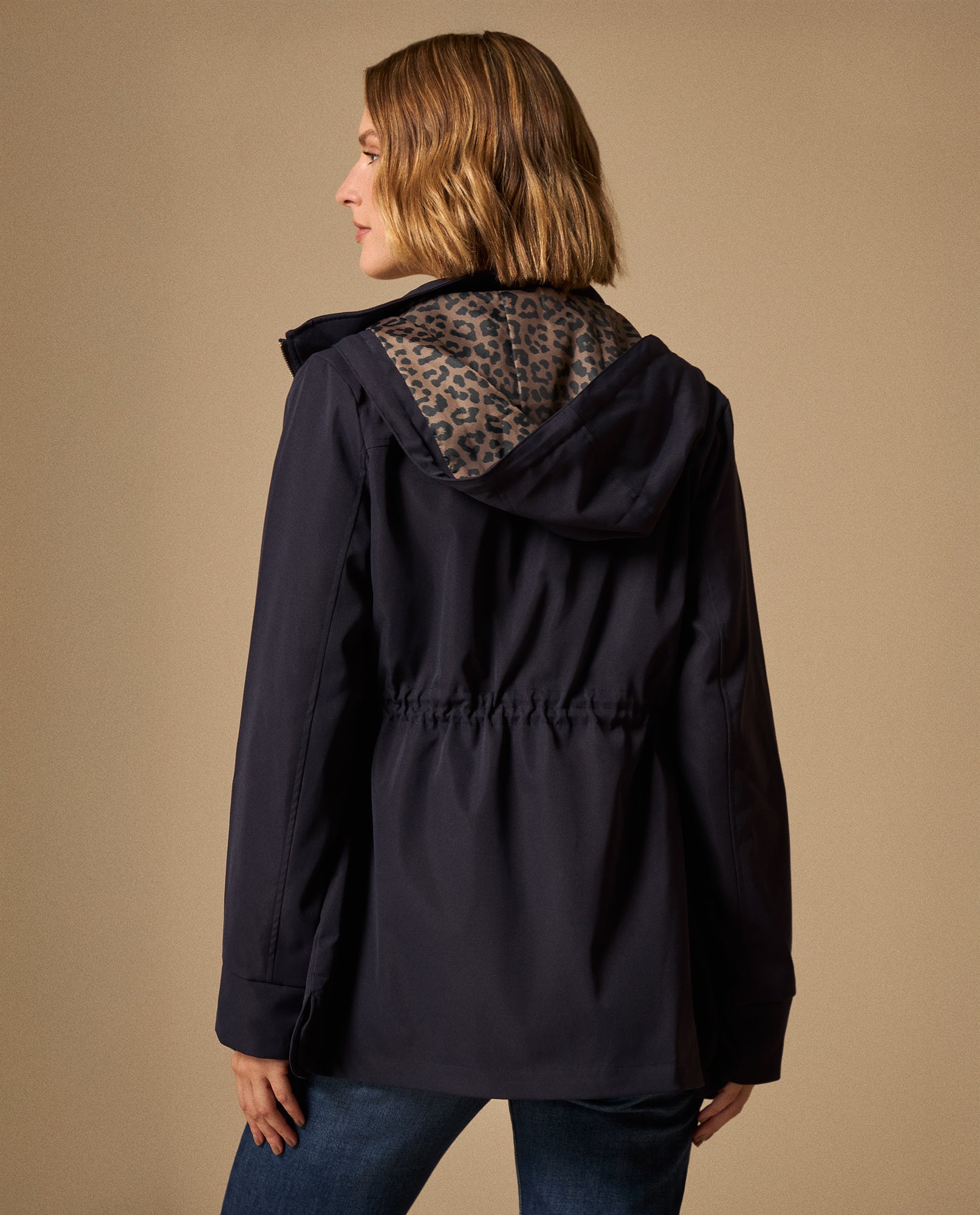 Chaqueta con Capucha y Forro Animal Print - Azul 34_629G227_AZU194052_4