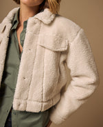Chaqueta Sherpa Crudo con Textura Premium - Crudo