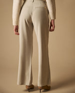 Pantalón fluido con pinzas fit relajado - Gris