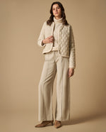 Pantalón fluido con pinzas fit relajado - Gris