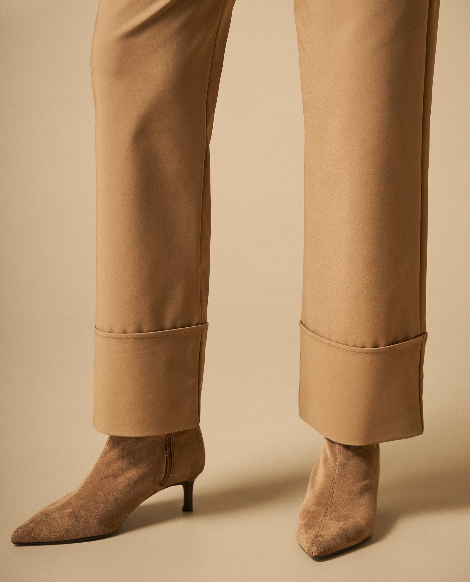 Pantalón recto con ruedo doblado - Beige 34_631H005_BEI171022_5