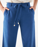 Pantalón bota recta para mujer - Azul