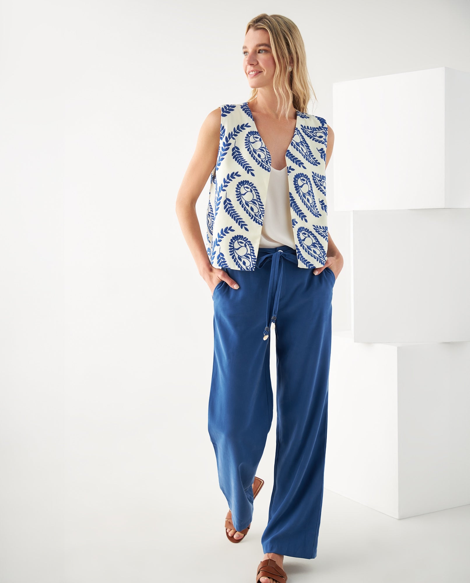 Pantalón bota recta para mujer - Azul 34_632F000_AZU164712_6