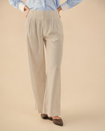 Pantalón de tono ultra oscuro para mujer - Beige