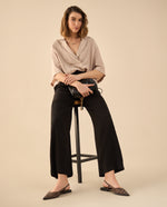Pantalón de tono ultra oscuro para mujer - Negro