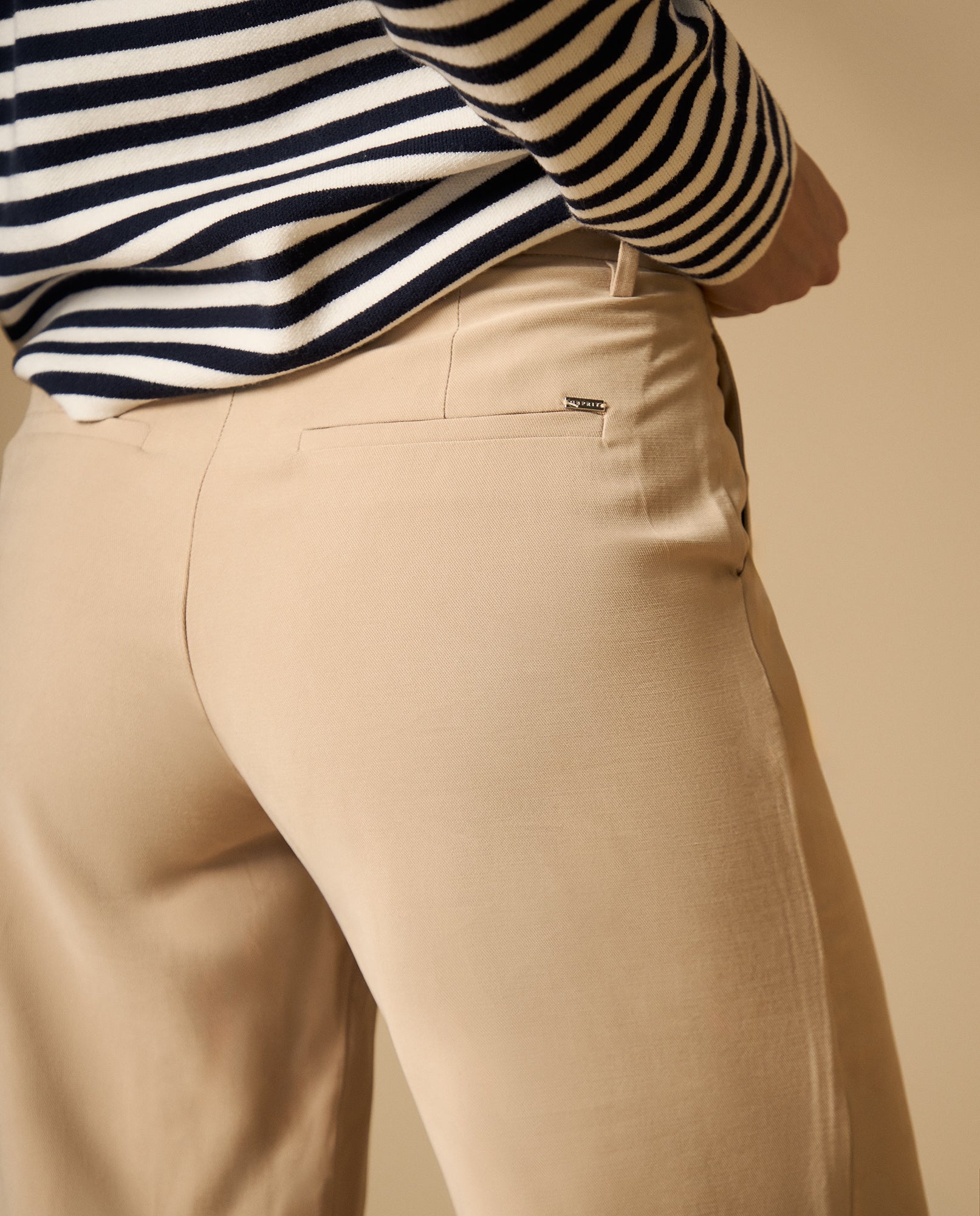 Pantalón wide leg palazzo largo tobillero - Beige 34_632H011_BEI151114_5