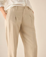 Pantalón clásico bota recta para mujer - Café