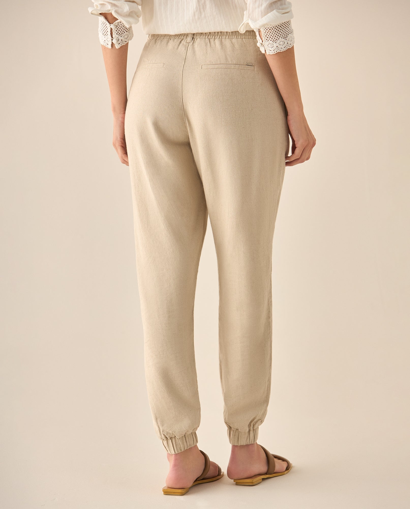 Pantalón clásico bota recta para mujer - Café 34_633G007_CAF171319_5