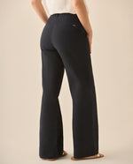 Pantalón clásico recto para mujer  - Azul